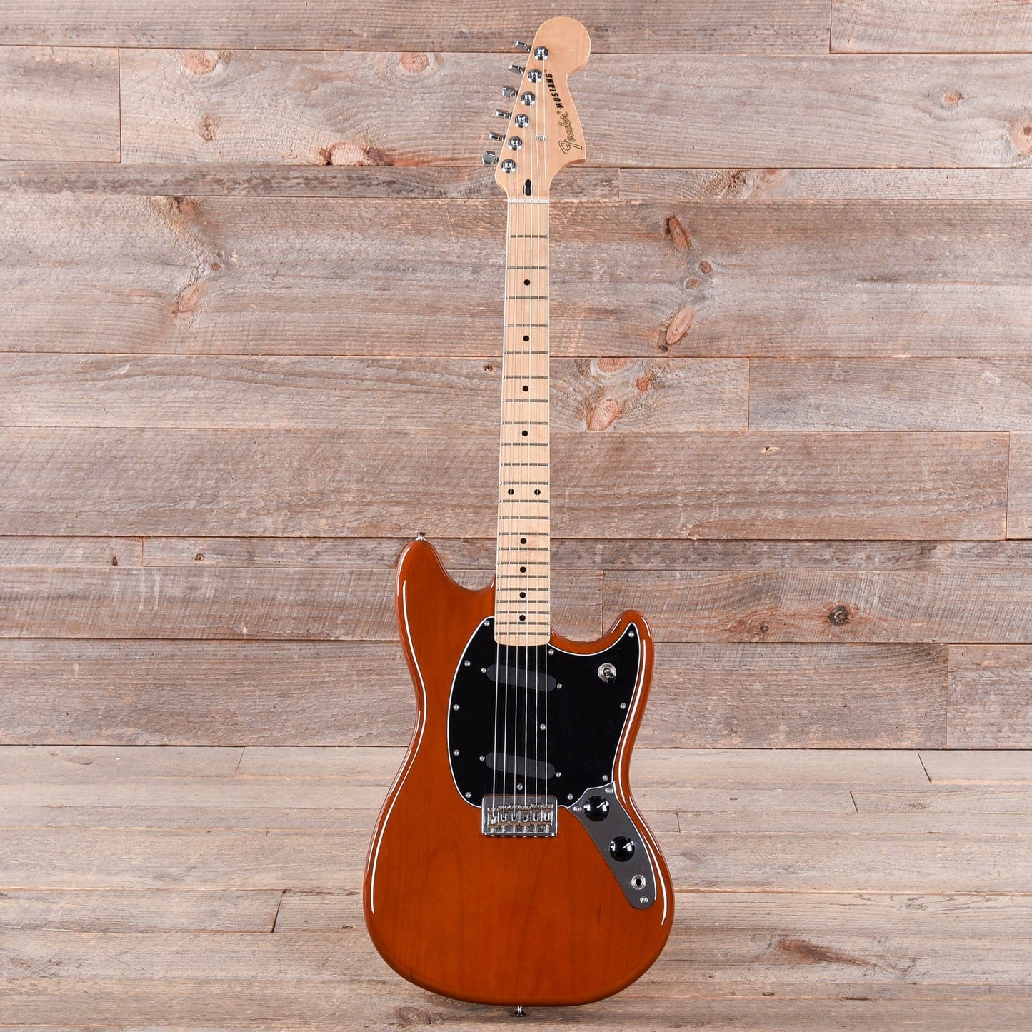 Fender Player Mustang Faded Mocha FSR Electric Guitars / Solid Body