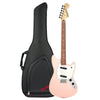Fender Player Mustang PF Shell Pink and Gig Bag Bundle Electric Guitars / Solid Body