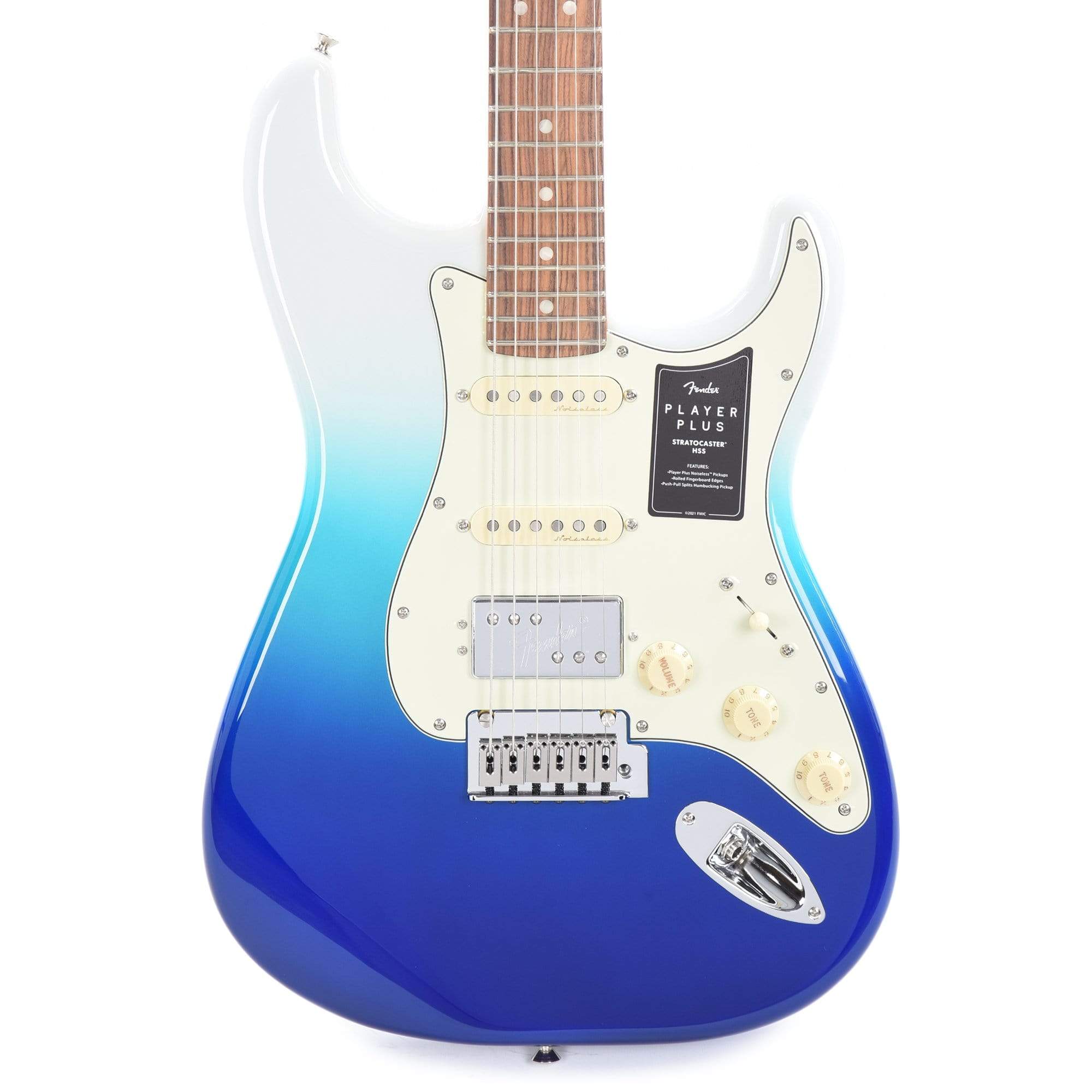 Fender Player Plus Stratocaster HSS Bel Air Blue Electric Guitars / Solid Body