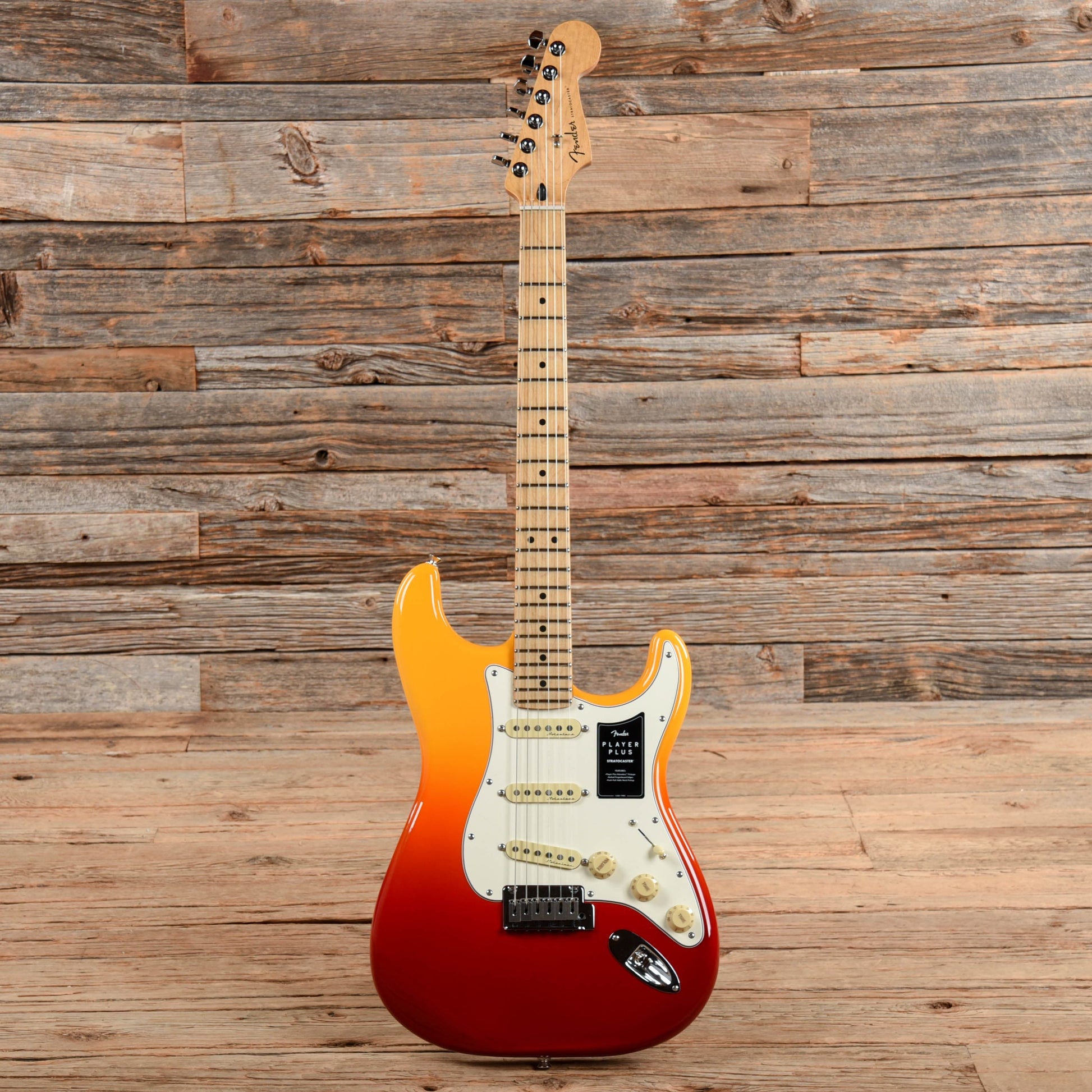 Fender Player Plus Stratocaster Tequila Sunrise Electric Guitars / Solid Body