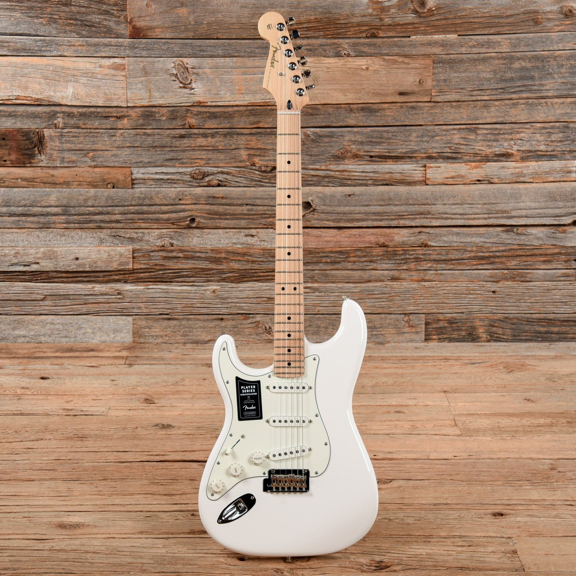 Fender Player Series Stratocaster Olympic White 2021 LEFTY Electric Guitars / Solid Body