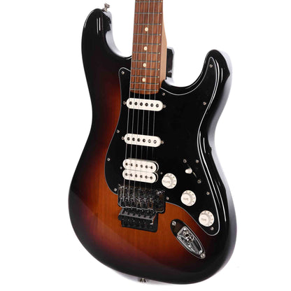 Fender Player Stratocaster Floyd Rose HSS 3-Color Sunburst Bundle w/Fender Gig Bag, Stand, Cable, Tuner, Picks and Strings Electric Guitars / Solid Body