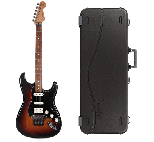 Fender Player Stratocaster Floyd Rose HSS PF 3-Color Sunburst Bundle w/Fender Molded Hardshell Case Electric Guitars / Solid Body