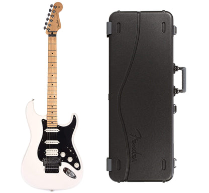 Fender Player Stratocaster Floyd Rose HSS Polar White Bundle w/Fender Molded Hardshell Case Electric Guitars / Solid Body