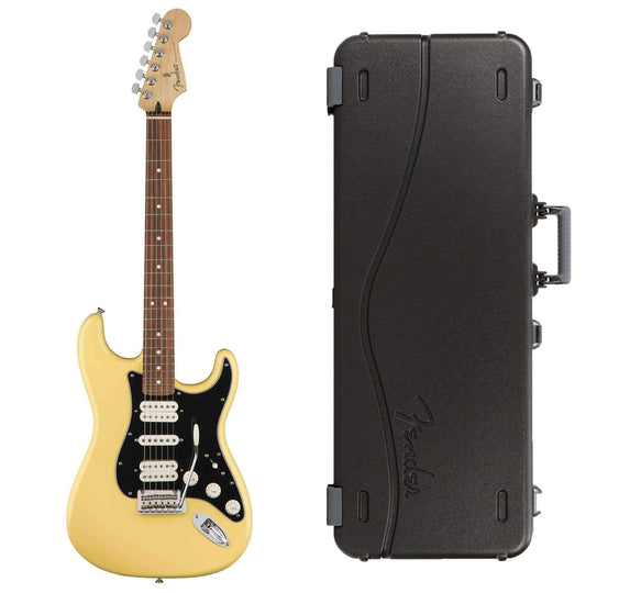 Fender Player Stratocaster HSH PF Buttercream Bundle w/Fender Molded Hardshell Case Electric Guitars / Solid Body