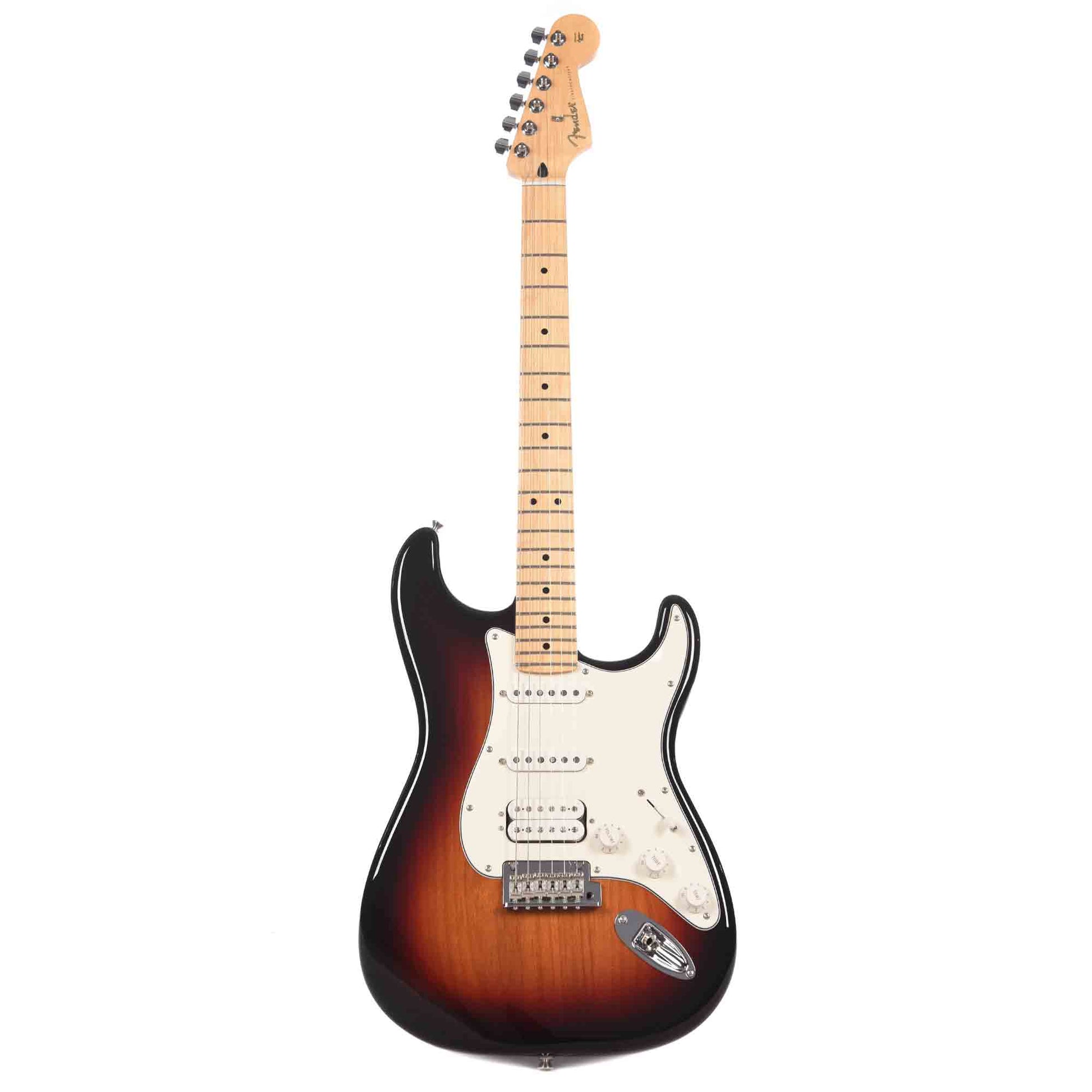 Fender Player Stratocaster HSS 3-Color Sunburst Bundle w/Fender Gig Bag, Stand, Cable, Tuner, Picks and Strings Electric Guitars / Solid Body