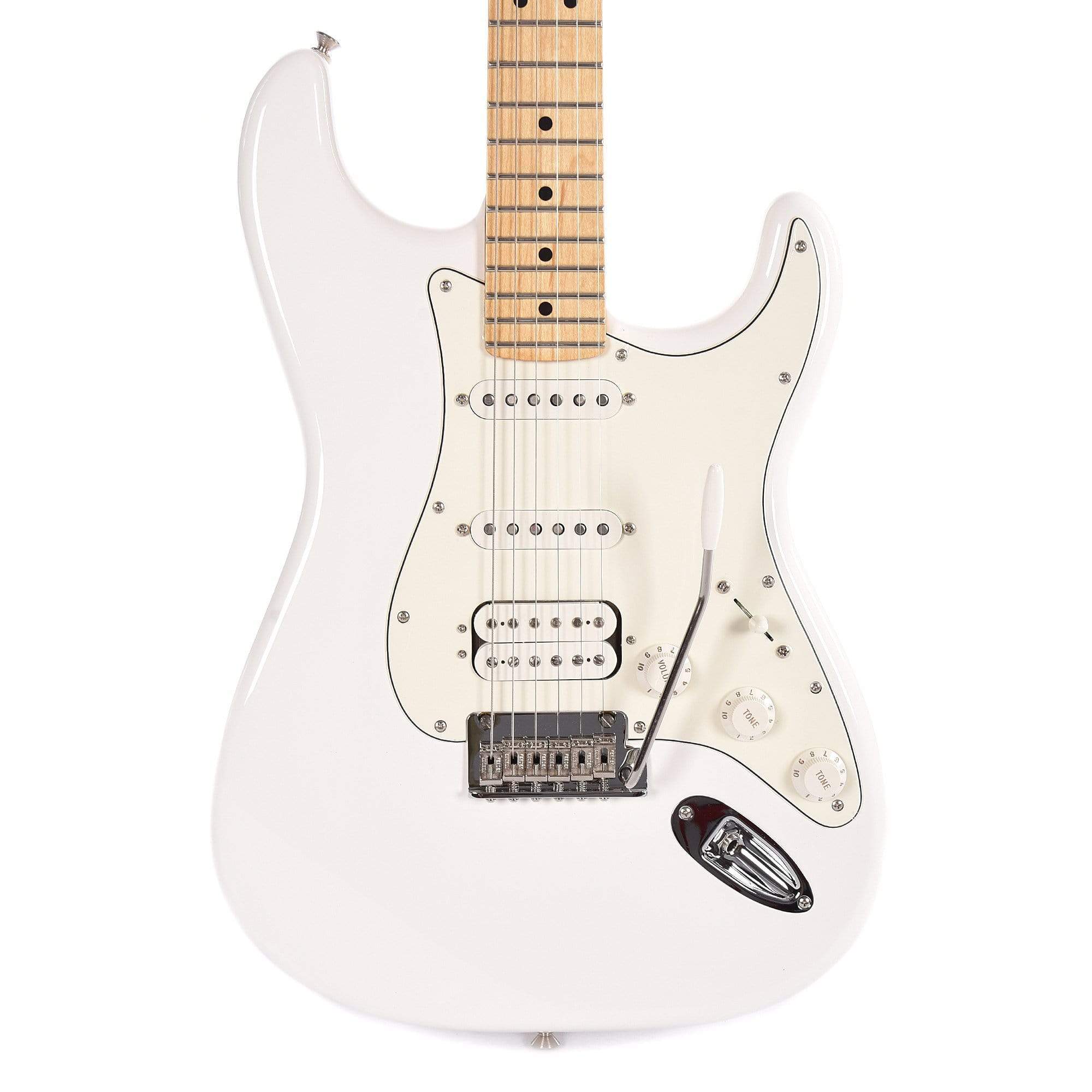 Fender Player Stratocaster HSS MN Polar White Bundle w/Fender Gig Bag, Stand, Cable, Tuner, Picks and Strings Electric Guitars / Solid Body