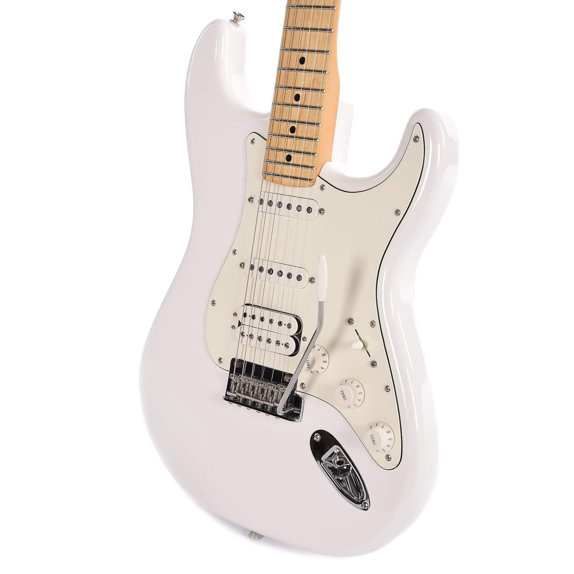 Fender Player Stratocaster HSS MN Polar White Bundle w/Fender Gig Bag, Stand, Cable, Tuner, Picks and Strings Electric Guitars / Solid Body