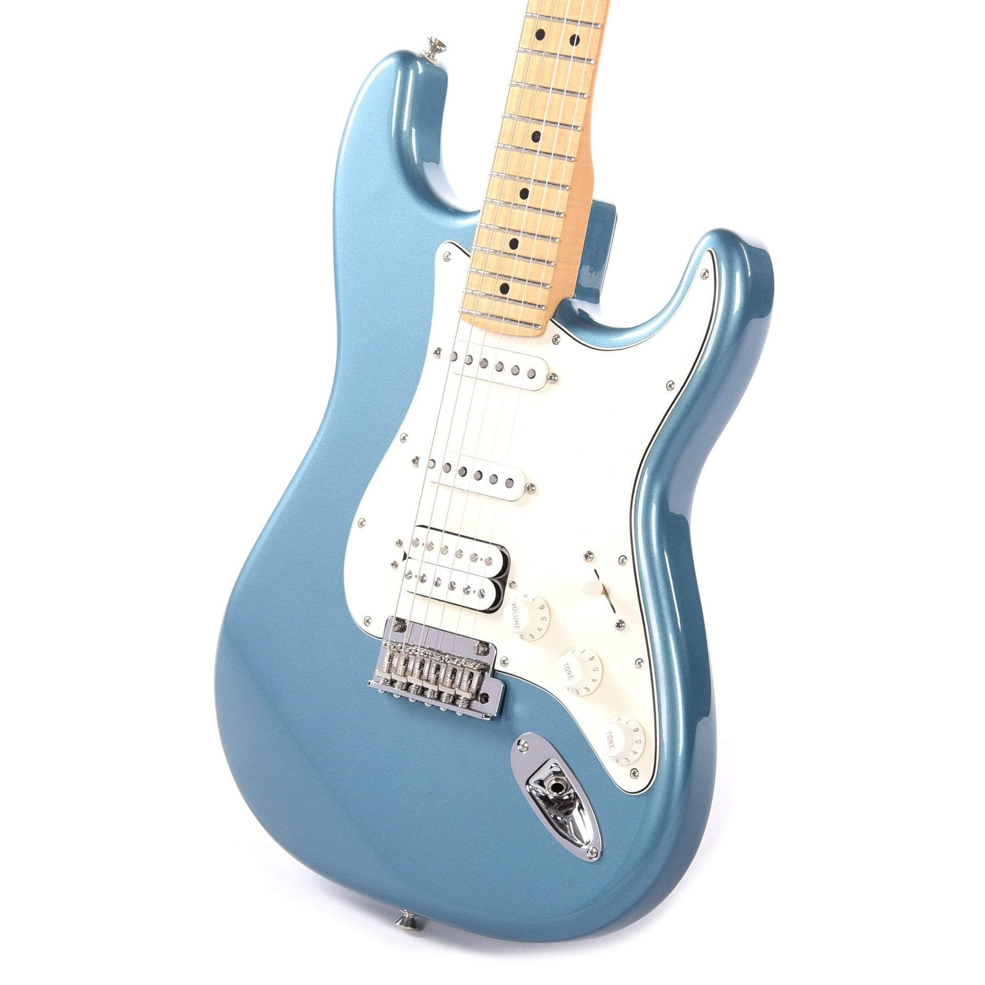 Fender Player Stratocaster HSS MN Tidepool Bundle w/Fender Gig Bag, Stand, Cable, Tuner, Picks and Strings Electric Guitars / Solid Body