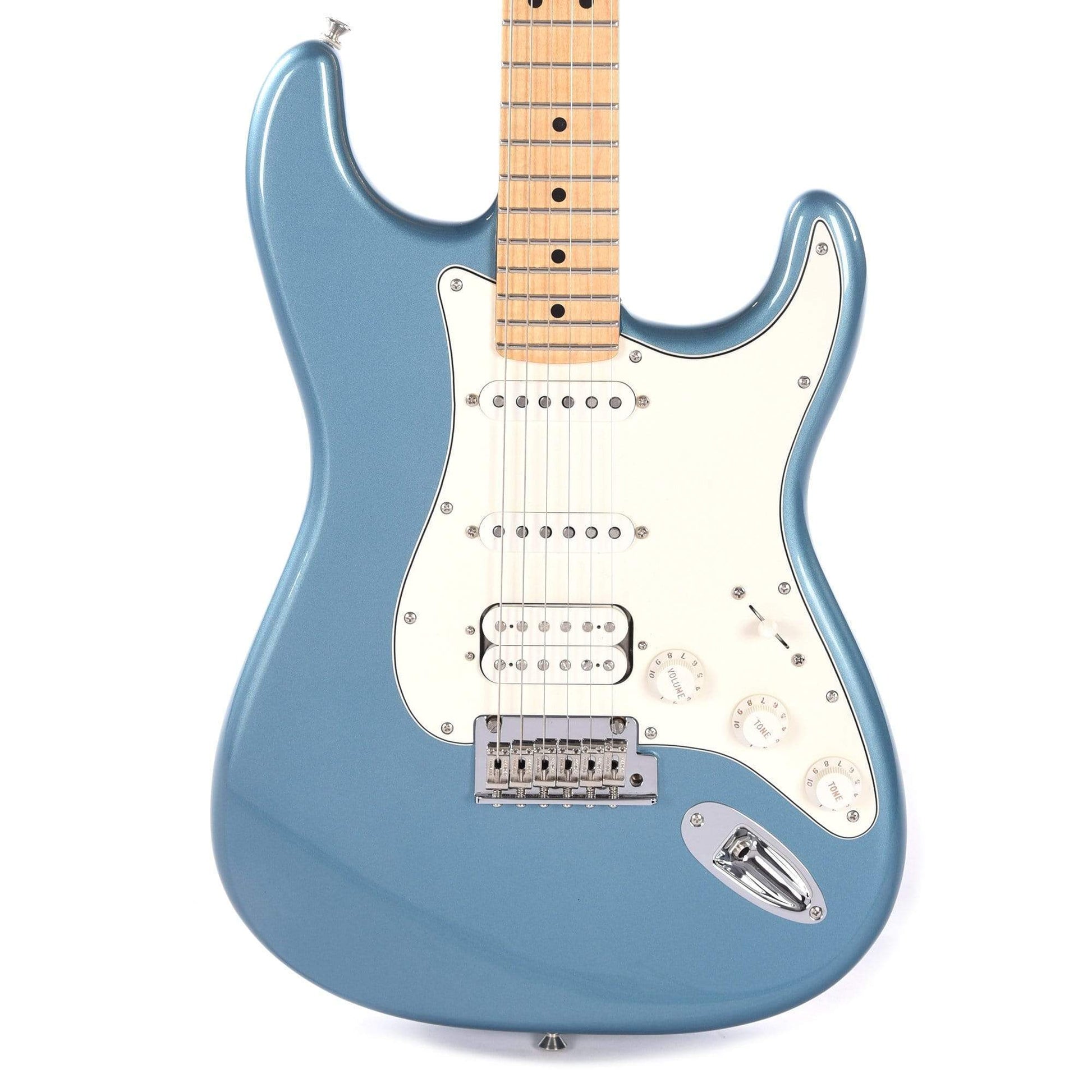 Fender Player Stratocaster HSS MN Tidepool Bundle w/Fender Gig Bag, Stand, Cable, Tuner, Picks and Strings Electric Guitars / Solid Body