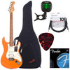 Fender Player Stratocaster HSS PF Capri Orange w/Gig Bag, Tuner, Cables, Picks and Strings Bundle Electric Guitars / Solid Body