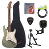 Fender Player Stratocaster HSS Sage Green Metallic Bundle w/Fender Gig Bag, Stand, Cable, Tuner, Picks and Strings Electric Guitars / Solid Body