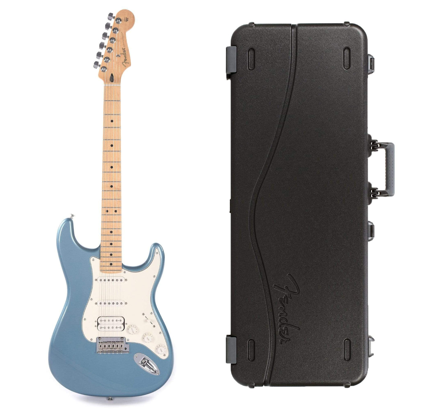 Fender Player Stratocaster HSS Tidepool Bundle w/Fender Molded Hardshell Case Electric Guitars / Solid Body