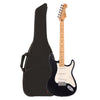 Fender Player Stratocaster MN Black and FE405 Gig Bag Bundle Electric Guitars / Solid Body
