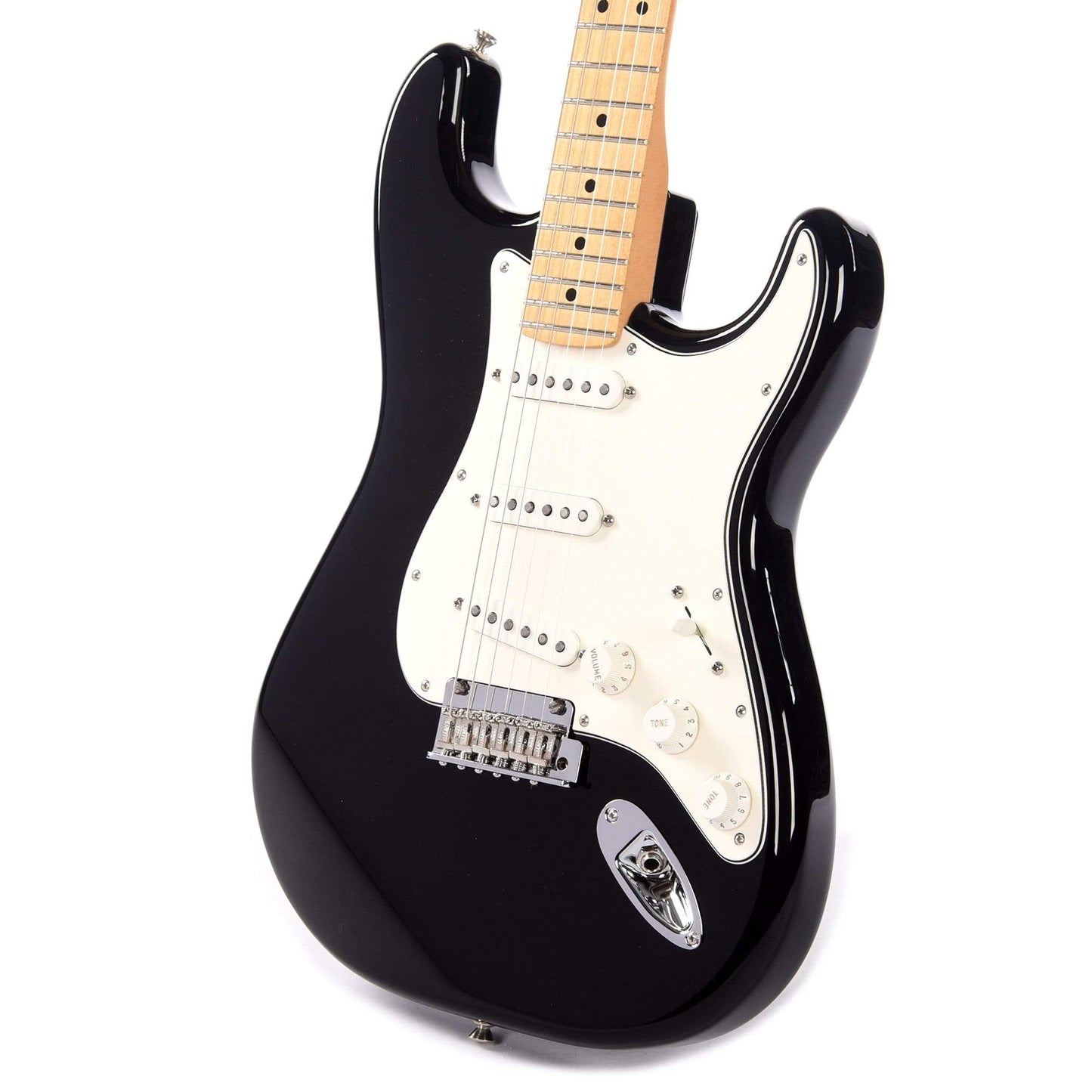 Fender Player Stratocaster MN Black Bundle w/Fender Gig Bag, Stand, Cable, Tuner, Picks and Strings Electric Guitars / Solid Body