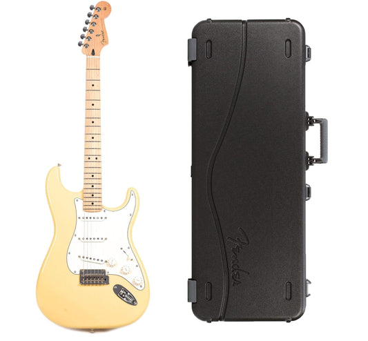 Fender Player Stratocaster MN Buttercream Bundle w/Fender Molded Hardshell Case Electric Guitars / Solid Body