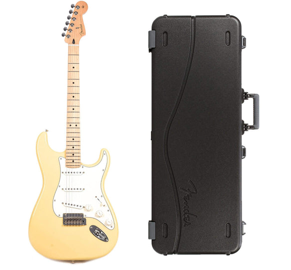 Fender Player Stratocaster MN Buttercream Bundle w/Fender Molded Hardshell Case Electric Guitars / Solid Body