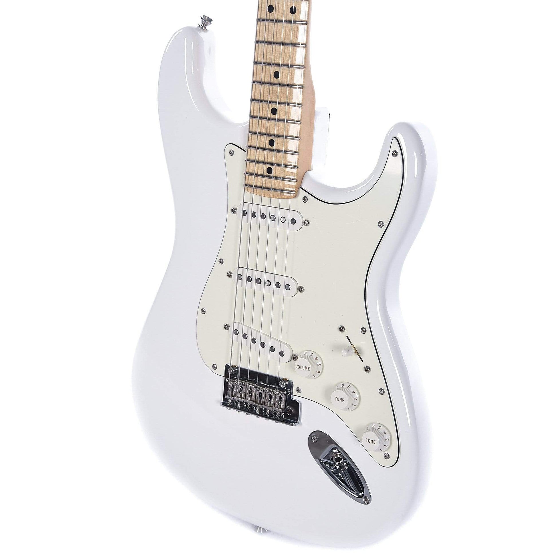 Fender Player Stratocaster MN Polar White Bundle w/Fender Gig Bag, Stand, Cable, Tuner, Picks and Strings Electric Guitars / Solid Body