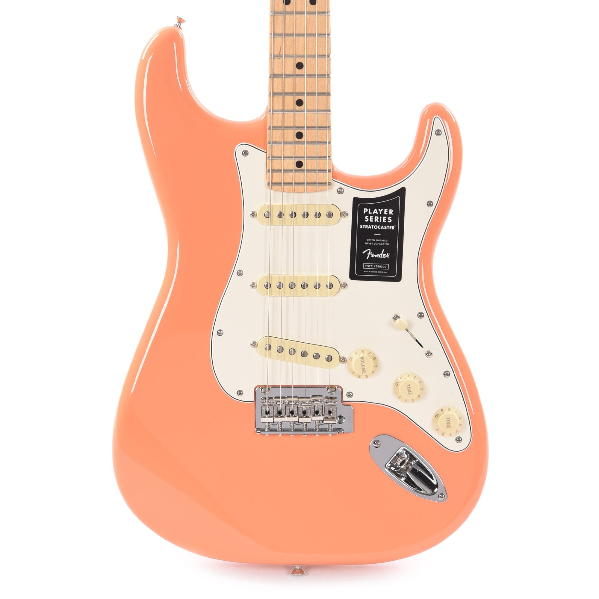 Fender Player Stratocaster Pacific Peach Electric Guitars / Solid Body