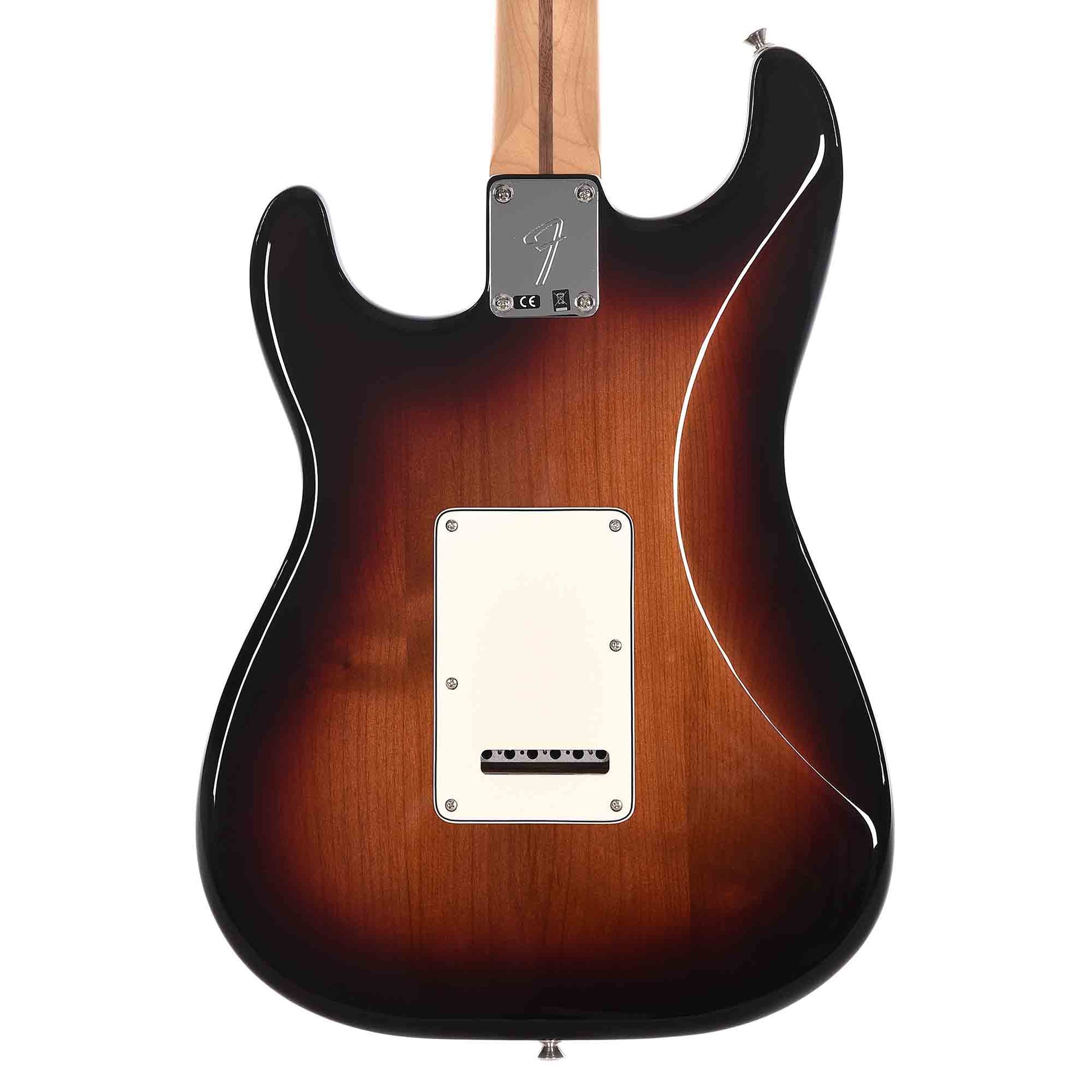 Fender Player Stratocaster PF 3-Color Sunburst Bundle w/Fender Gig Bag, Stand, Cable, Tuner, Picks and Strings Electric Guitars / Solid Body