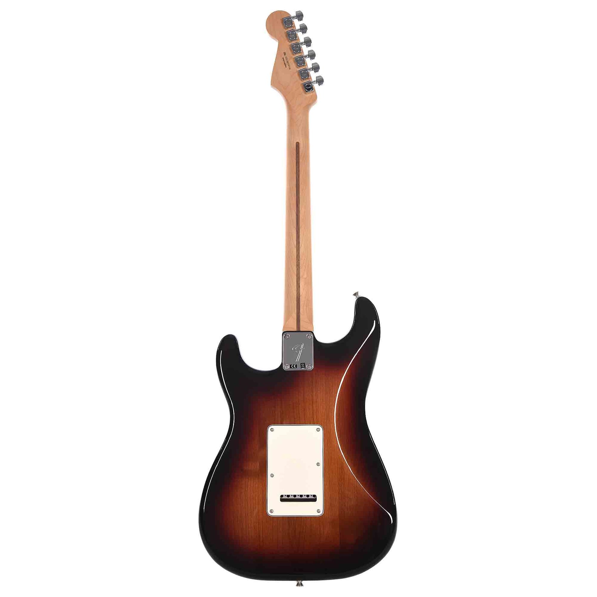 Fender Player Stratocaster PF 3-Color Sunburst Bundle w/Fender Gig Bag, Stand, Cable, Tuner, Picks and Strings Electric Guitars / Solid Body