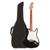 Fender Player Stratocaster PF Black and FE405 Gig Bag Bundle Electric Guitars / Solid Body