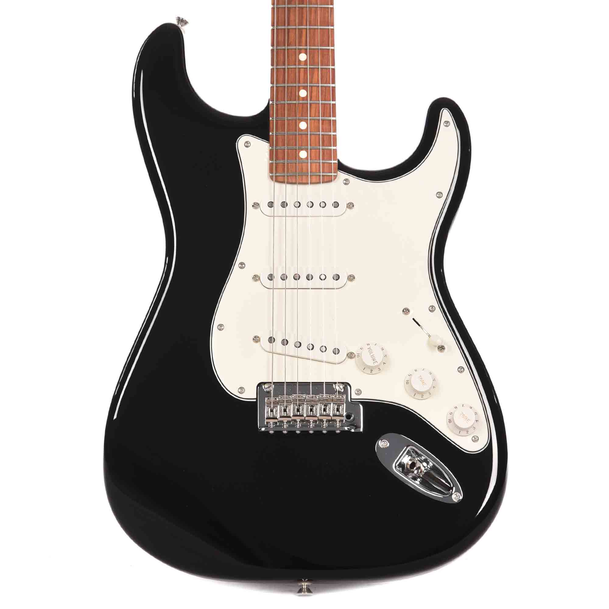 Fender Player Stratocaster PF Black Bundle w/Fender Gig Bag, Stand, Cable, Tuner, Picks and Strings Electric Guitars / Solid Body