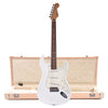 Fender Player Stratocaster PF Polar White and Hardshell Case Strat/Tele Shell Pink w/Cream Interior (CME Exclusive) Electric Guitars / Solid Body
