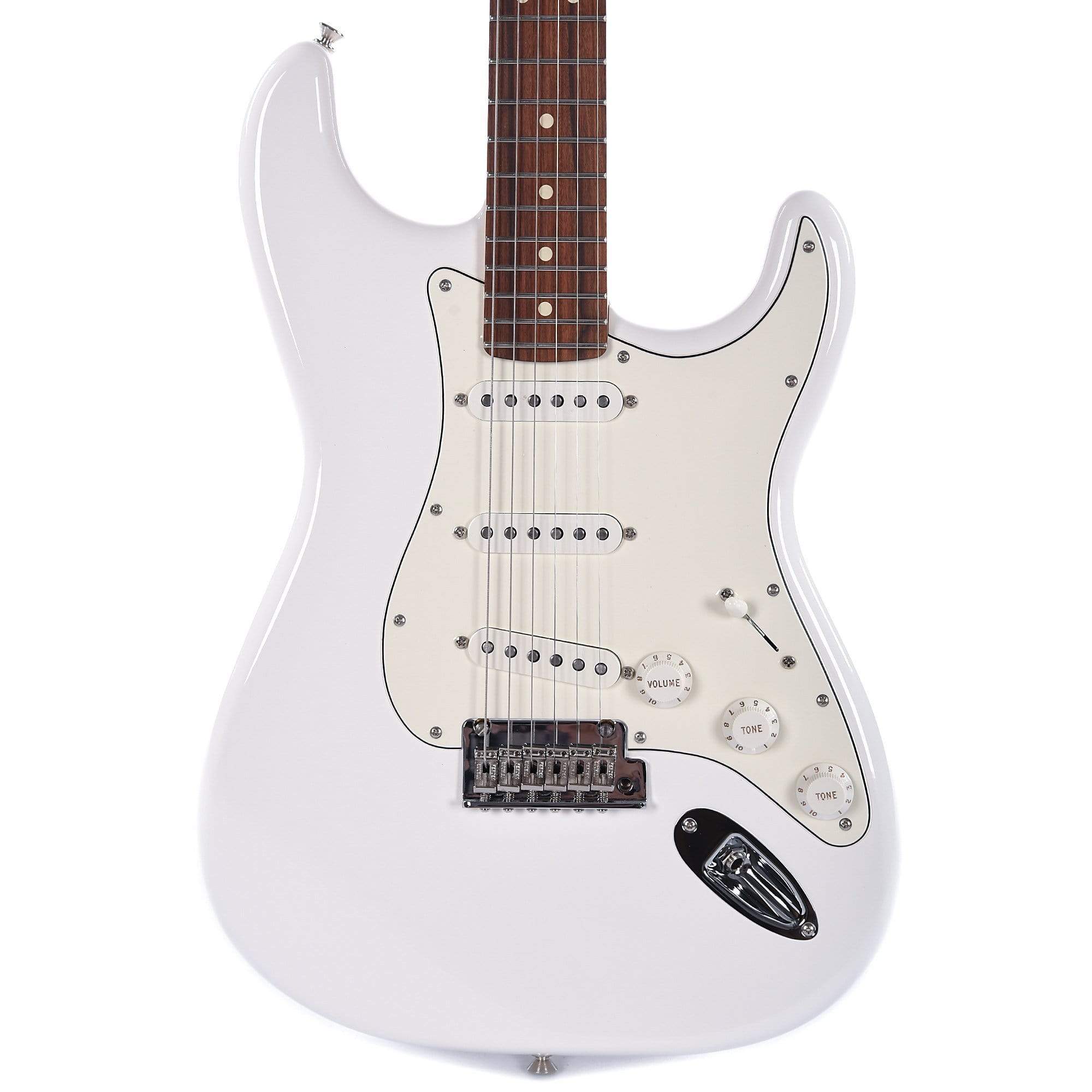 Fender Player Stratocaster PF Polar White Bundle w/Fender Gig Bag, Stand, Cable, Tuner, Picks and Strings Electric Guitars / Solid Body