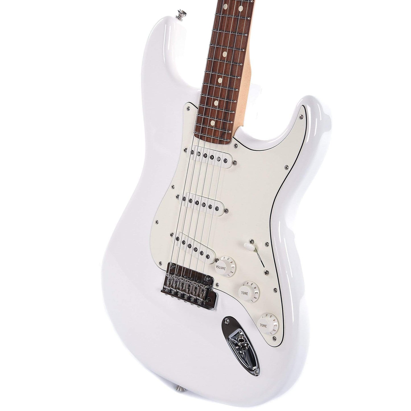 Fender Player Stratocaster PF Polar White Bundle w/Fender Gig Bag, Stand, Cable, Tuner, Picks and Strings Electric Guitars / Solid Body