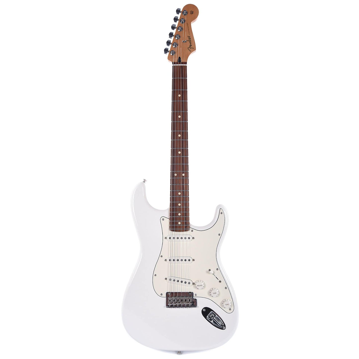 Fender Player Stratocaster PF Polar White Bundle w/Fender Gig Bag, Stand, Cable, Tuner, Picks and Strings Electric Guitars / Solid Body