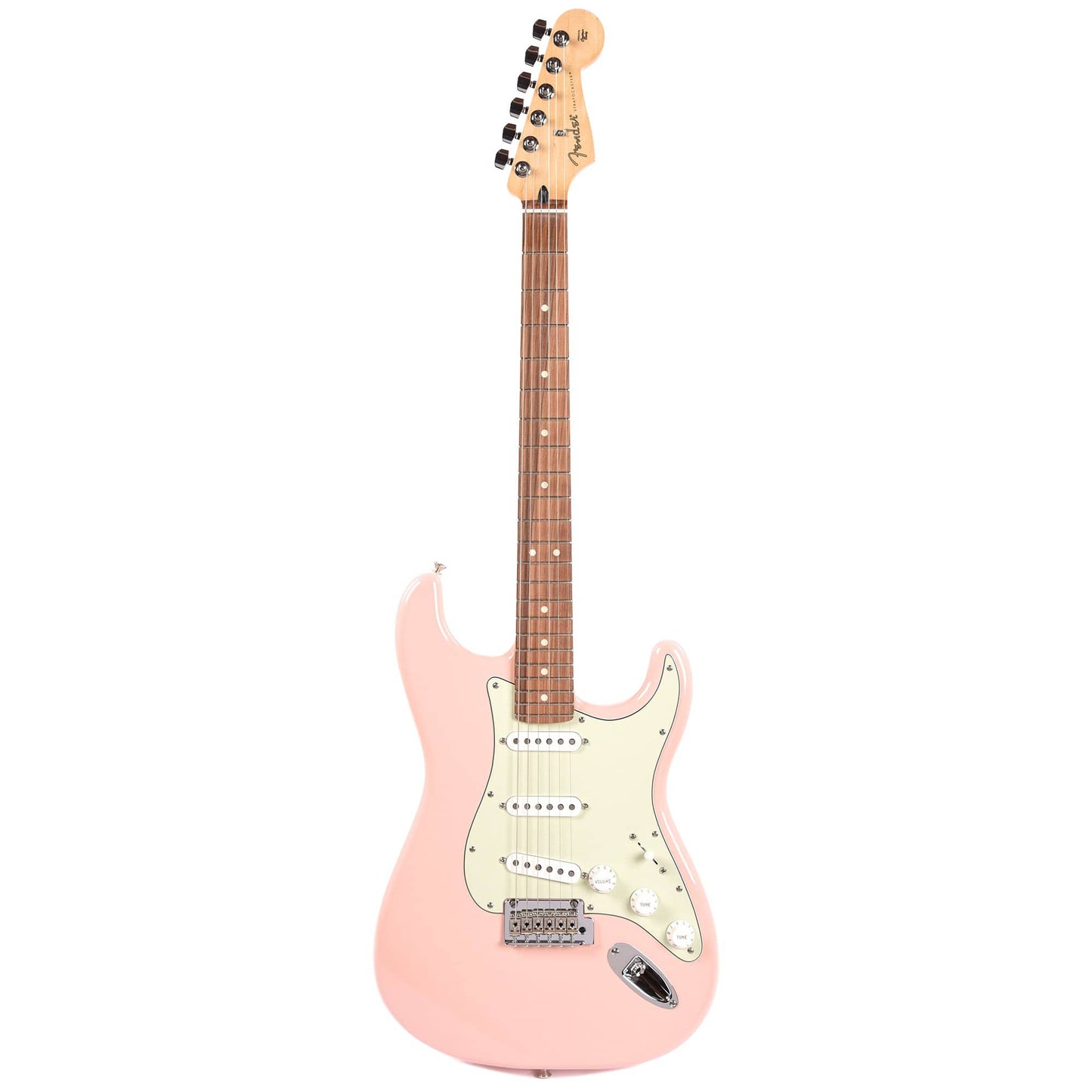 Fender Player Stratocaster PF Shell Pink w/3-Ply Mint Pickguard Electric Guitars / Solid Body