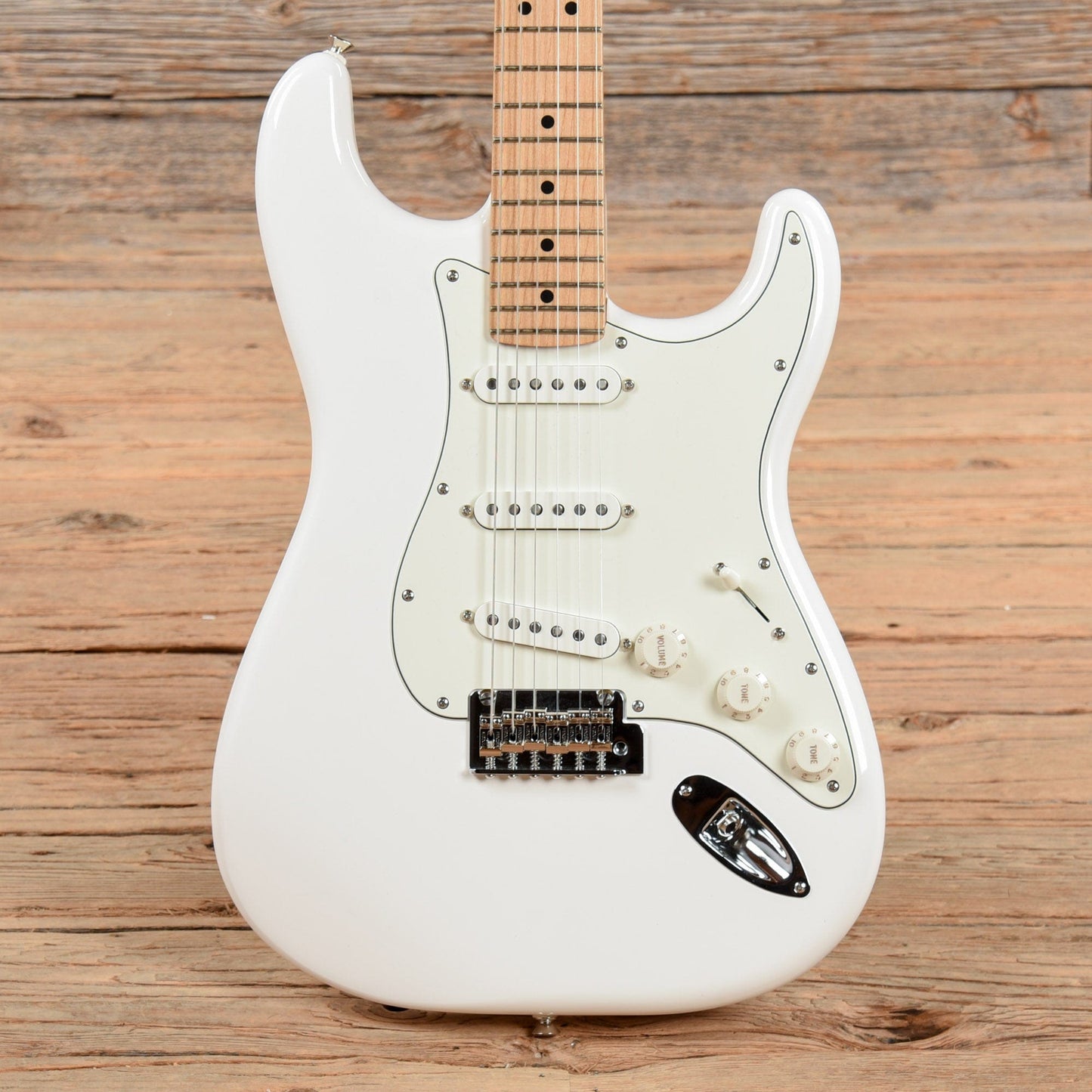 Fender Player Stratocaster Polar White Electric Guitars / Solid Body