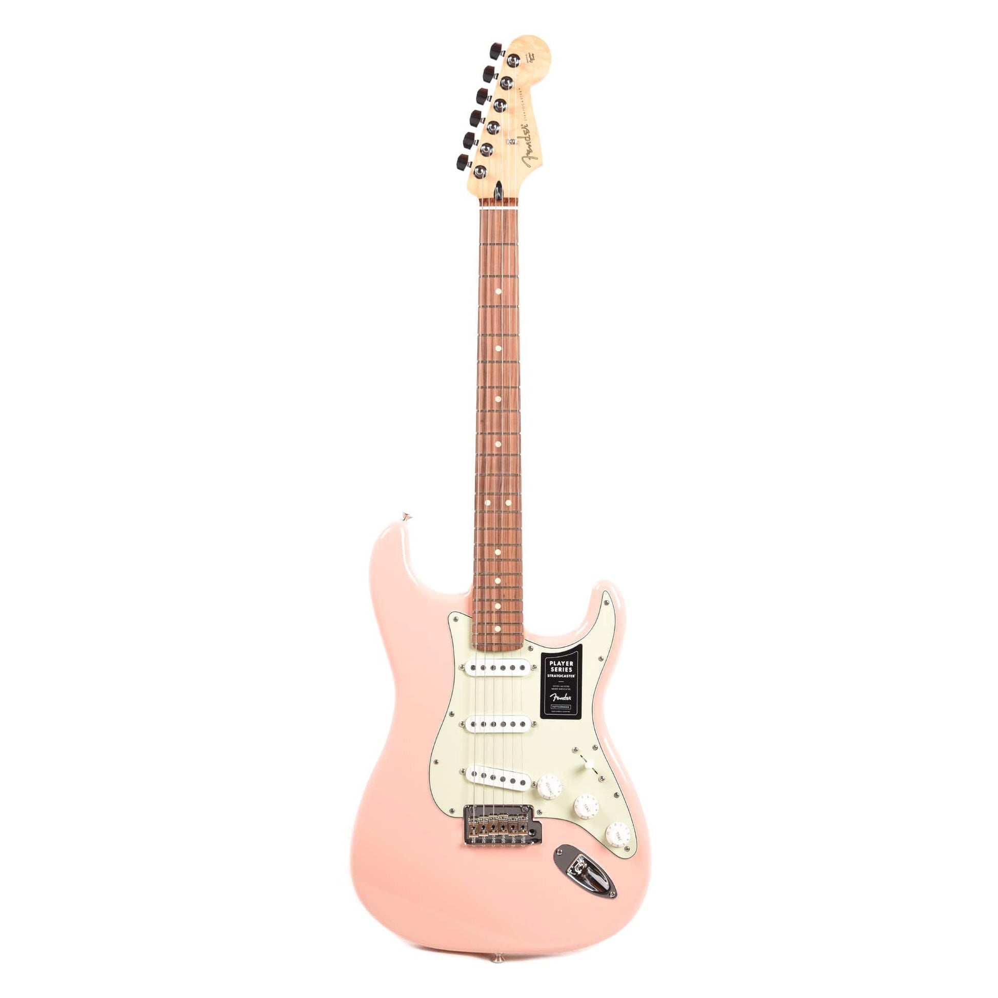 Fender Player Stratocaster Shell Pink w/3-Ply Mint Pickguard Electric Guitars / Solid Body