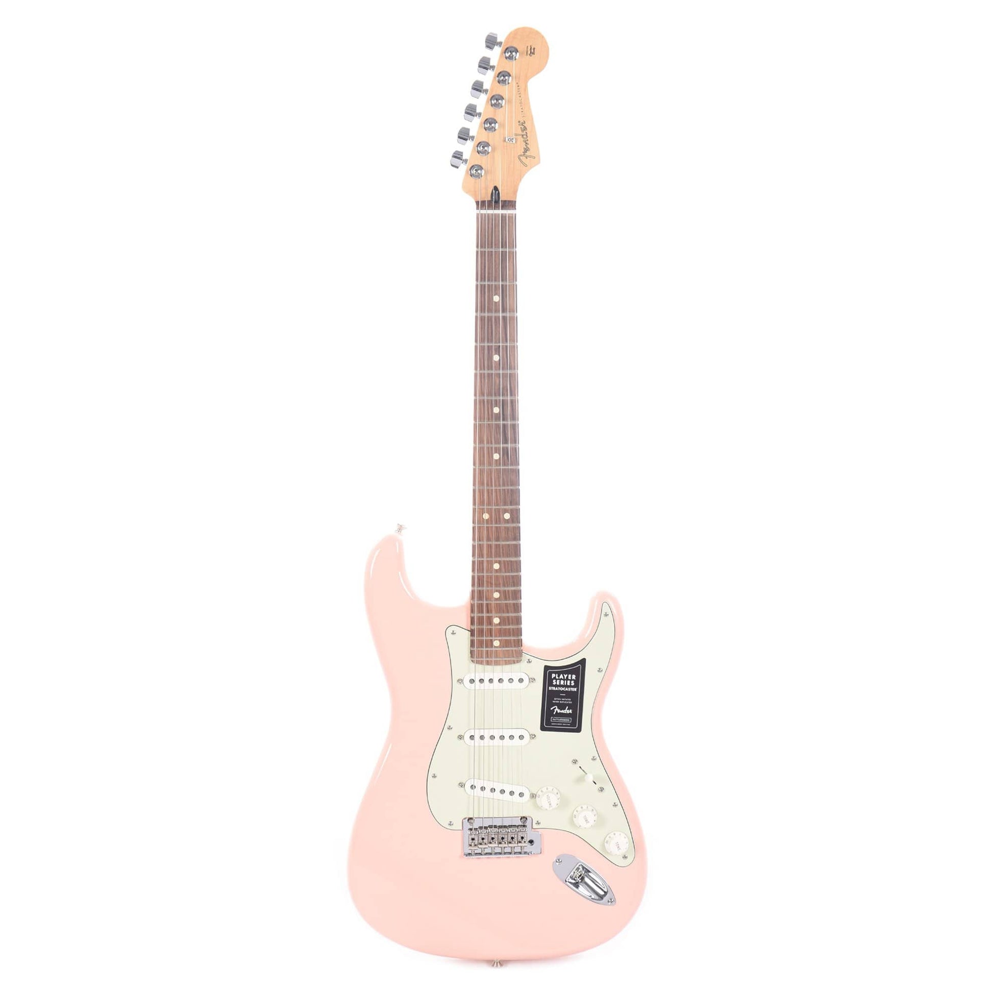 Fender Player Stratocaster Shell Pink w/3-Ply Mint Pickguard Electric Guitars / Solid Body