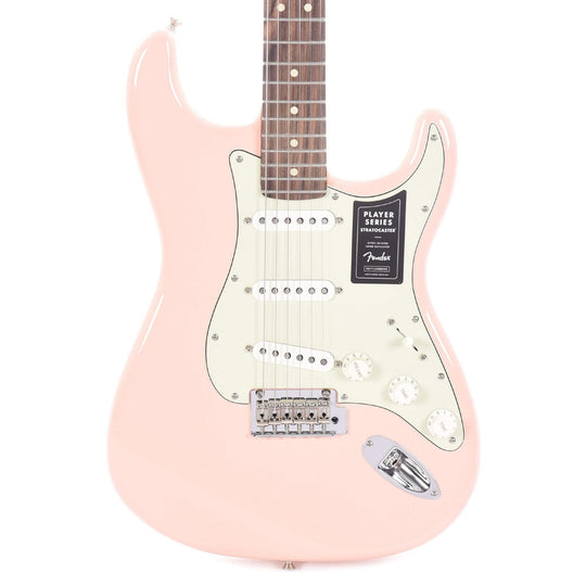 Fender Player Stratocaster Shell Pink w/3-Ply Mint Pickguard Electric Guitars / Solid Body