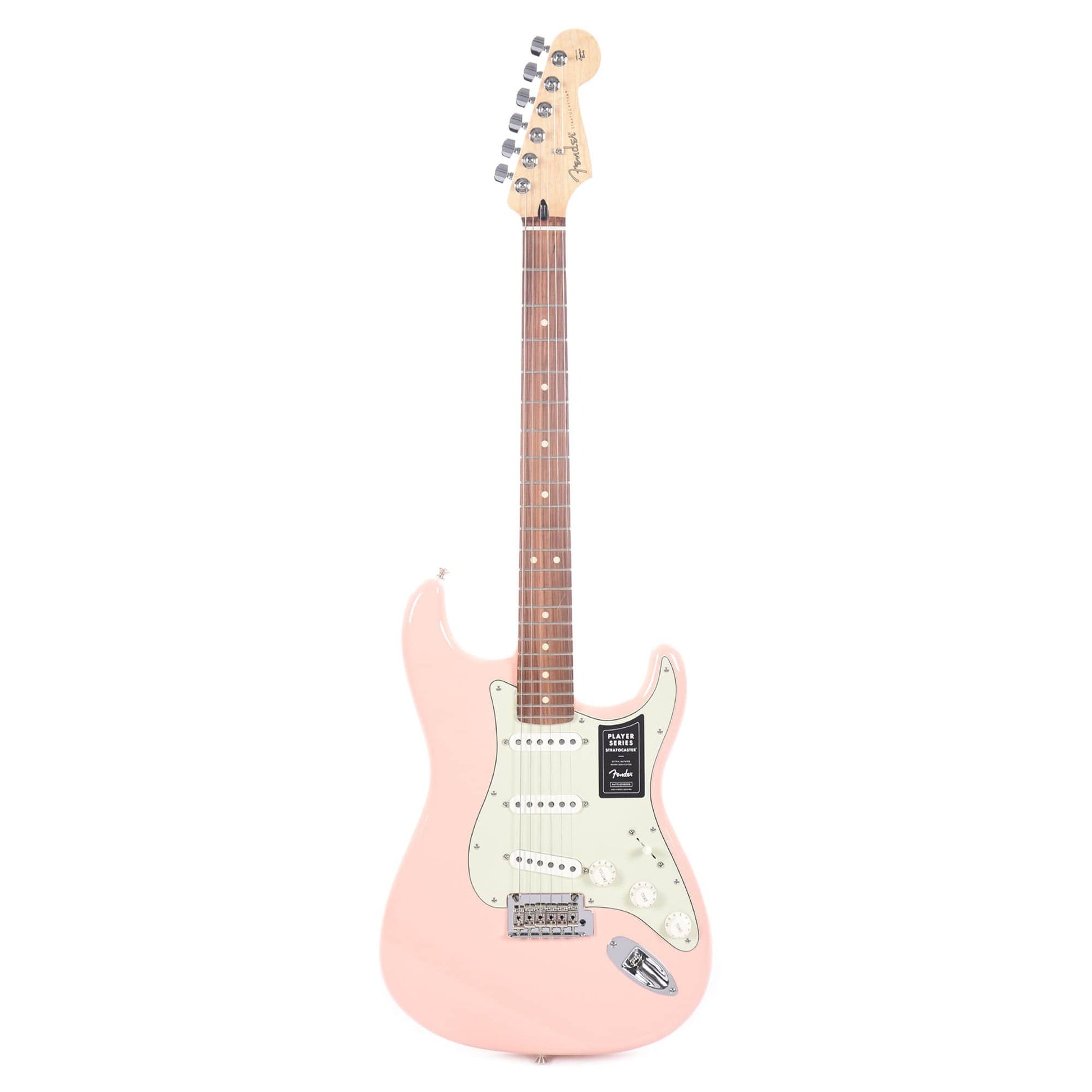 Fender Player Stratocaster Shell Pink w/3-Ply Mint Pickguard Electric Guitars / Solid Body