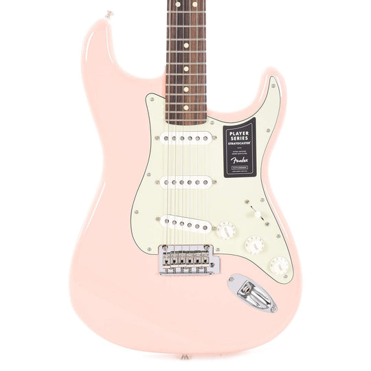 Fender Player Stratocaster Shell Pink w/3-Ply Mint Pickguard Electric Guitars / Solid Body
