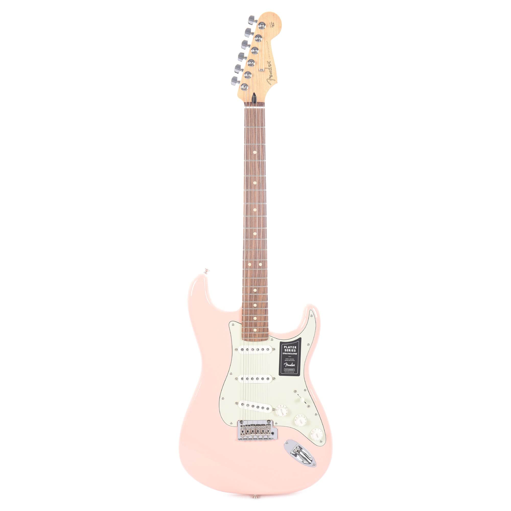 Fender Player Stratocaster Shell Pink w/3-Ply Mint Pickguard Electric Guitars / Solid Body