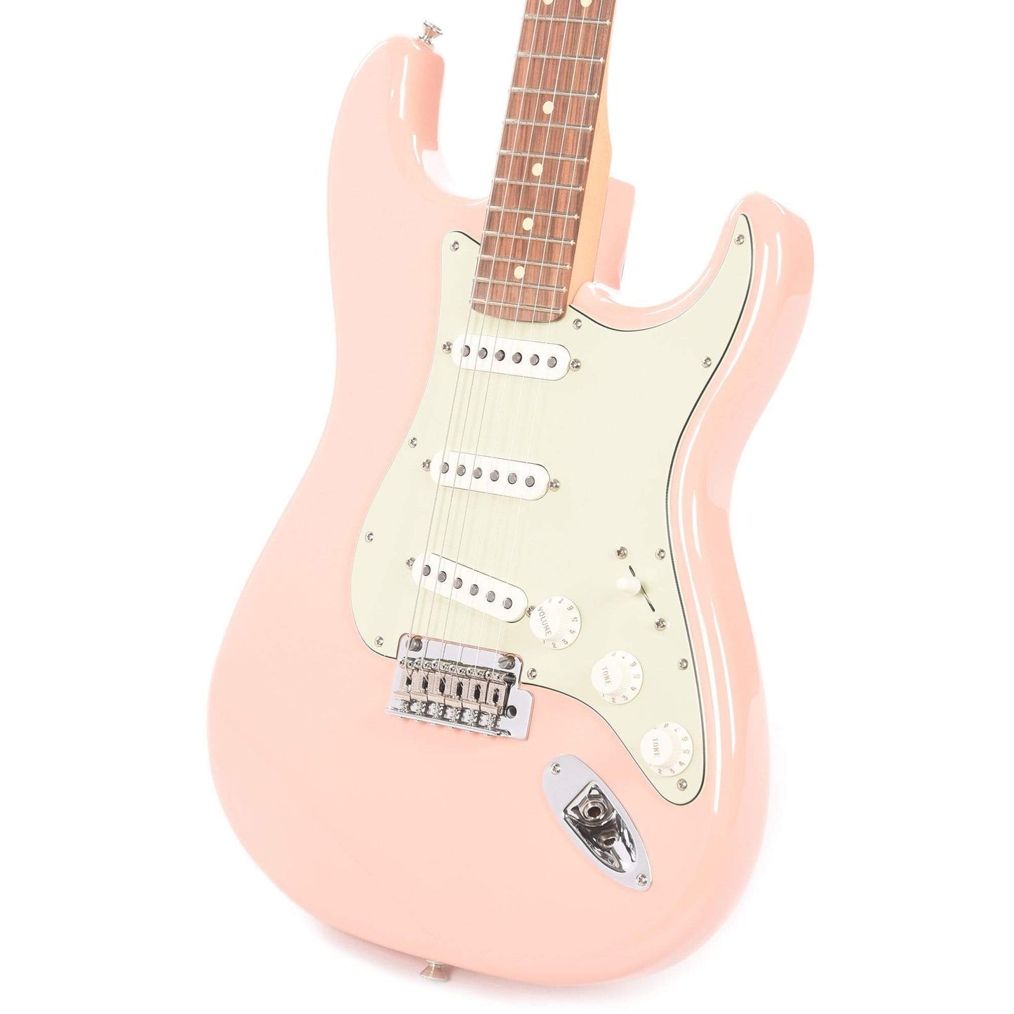 Fender Player Stratocaster Shell Pink w/3-Ply Mint Pickguard Electric Guitars / Solid Body