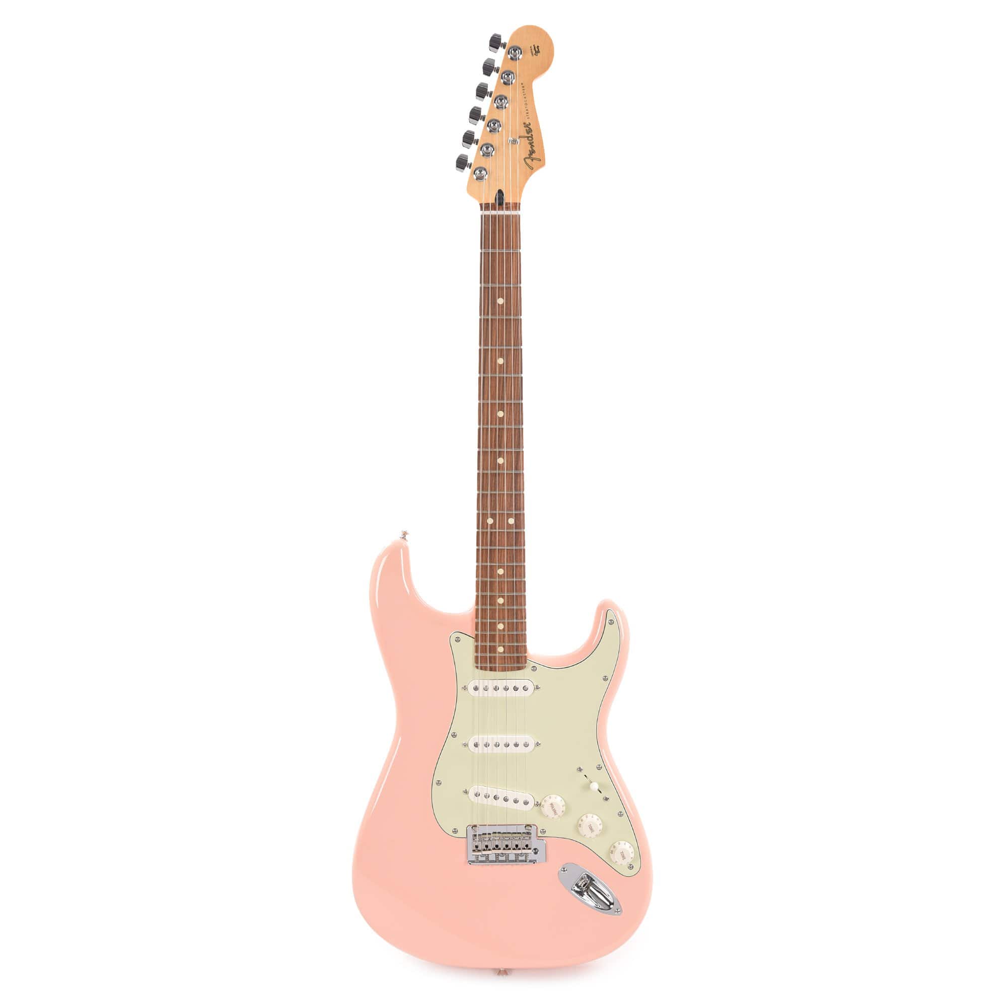 Fender Player Stratocaster Shell Pink w/3-Ply Mint Pickguard Electric Guitars / Solid Body