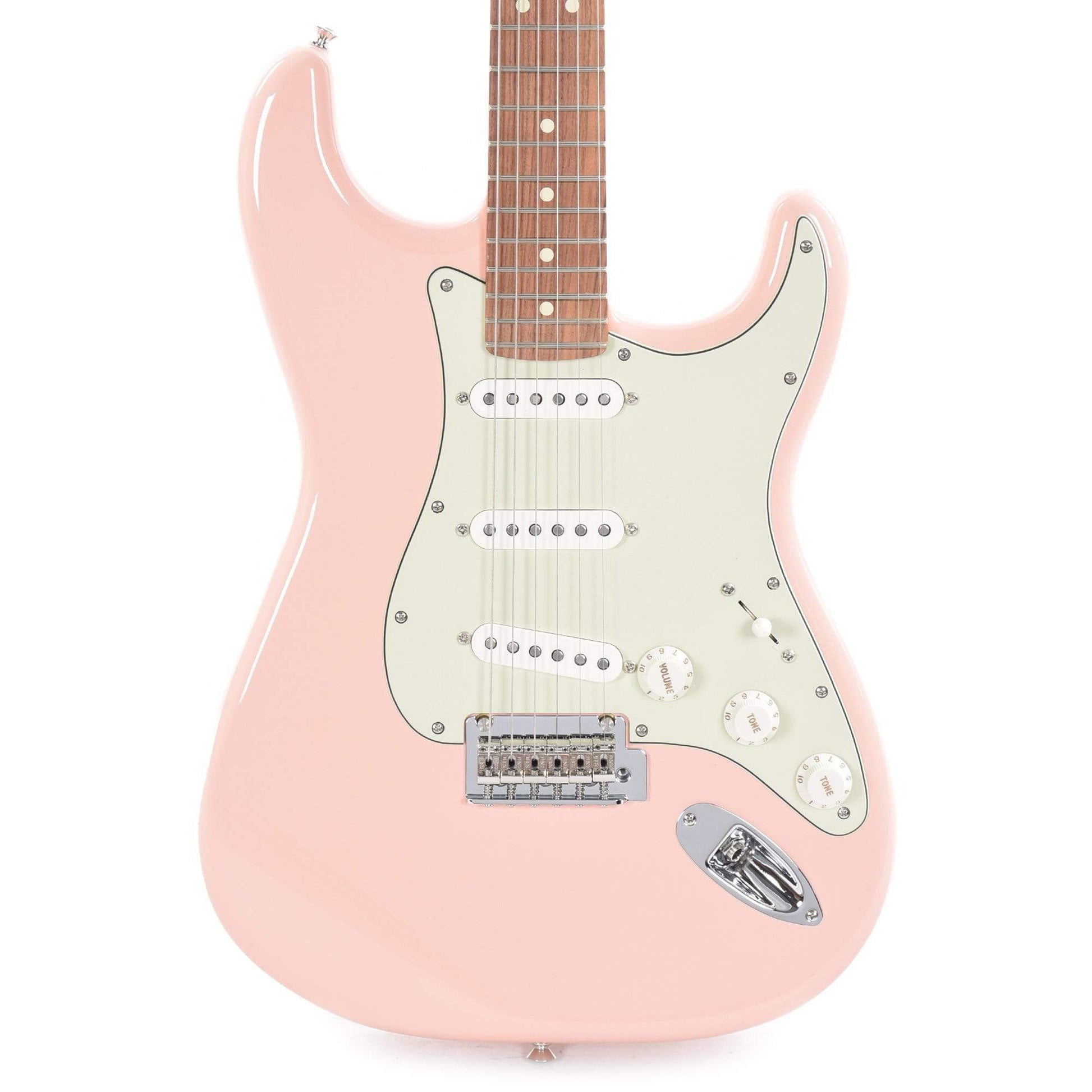 Fender Player Stratocaster Shell Pink w/3-Ply Mint Pickguard Electric Guitars / Solid Body