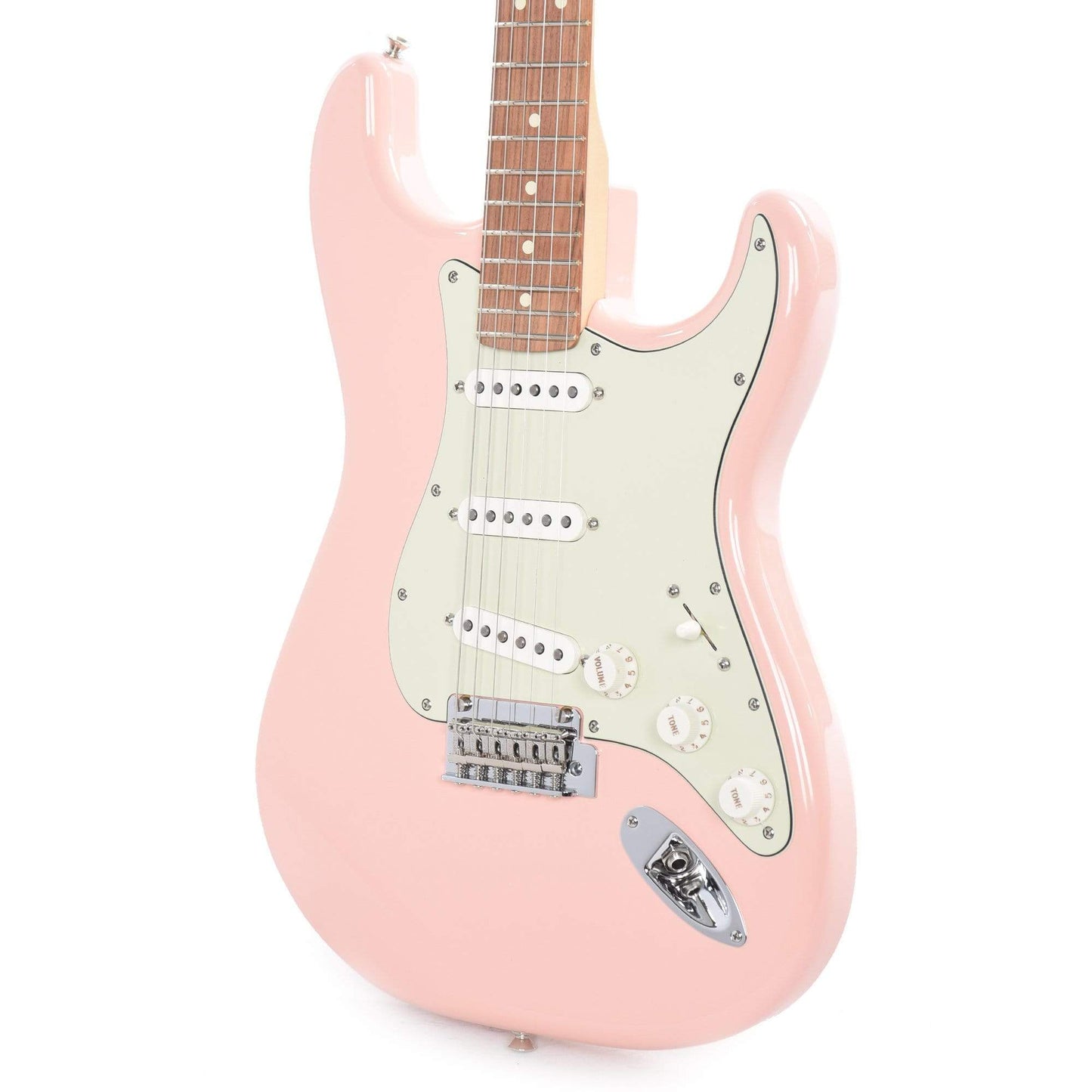 Fender Player Stratocaster Shell Pink w/3-Ply Mint Pickguard Electric Guitars / Solid Body