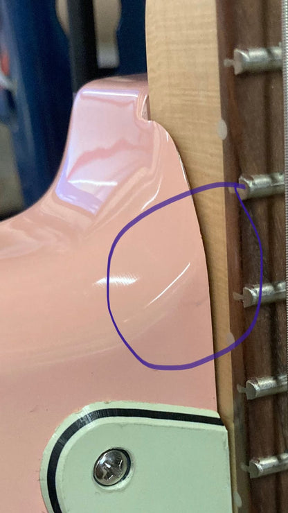 Fender Player Stratocaster Shell Pink w/3-Ply Mint Pickguard Electric Guitars / Solid Body