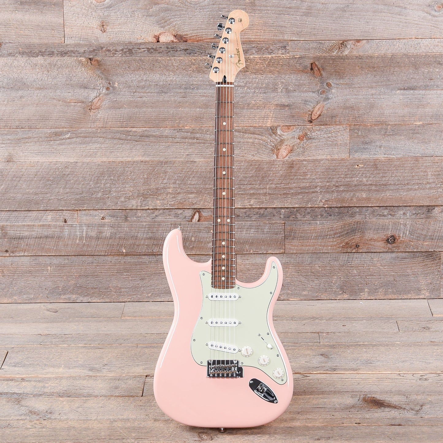 Fender Player Stratocaster Shell Pink w/3-Ply Mint Pickguard Electric Guitars / Solid Body