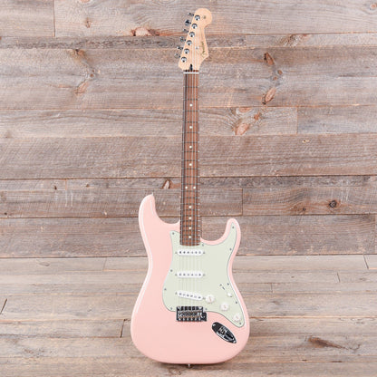 Fender Player Stratocaster Shell Pink w/3-Ply Mint Pickguard Electric Guitars / Solid Body