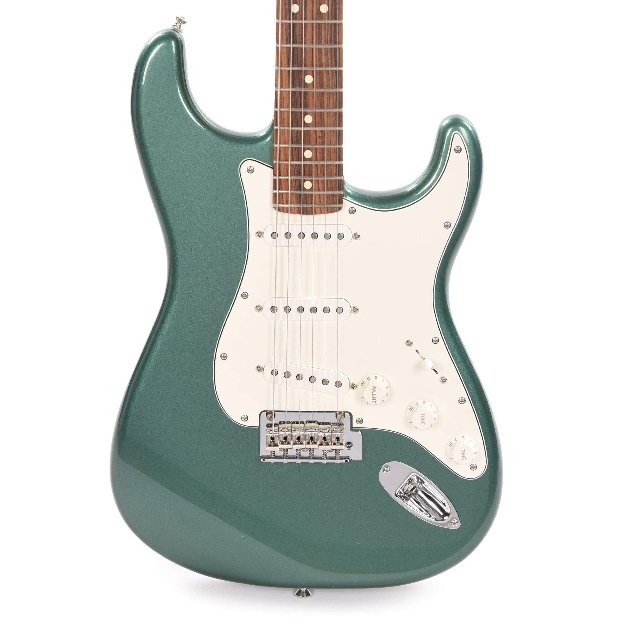 Fender Player Stratocaster Sherwood Green Metallic w/3-Ply Parchment Pickguard Electric Guitars / Solid Body