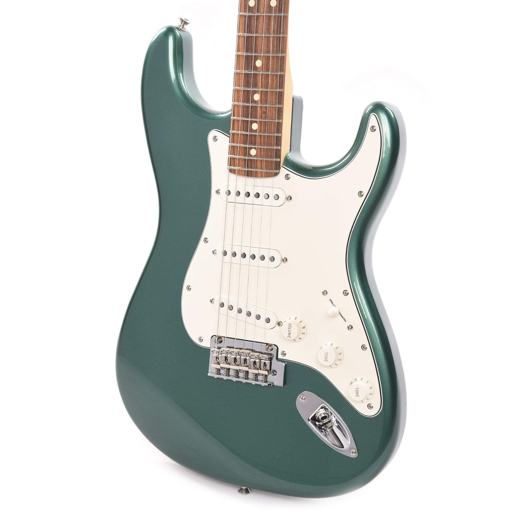 Fender Player Stratocaster Sherwood Green Metallic w/3-Ply Parchment Pickguard Electric Guitars / Solid Body