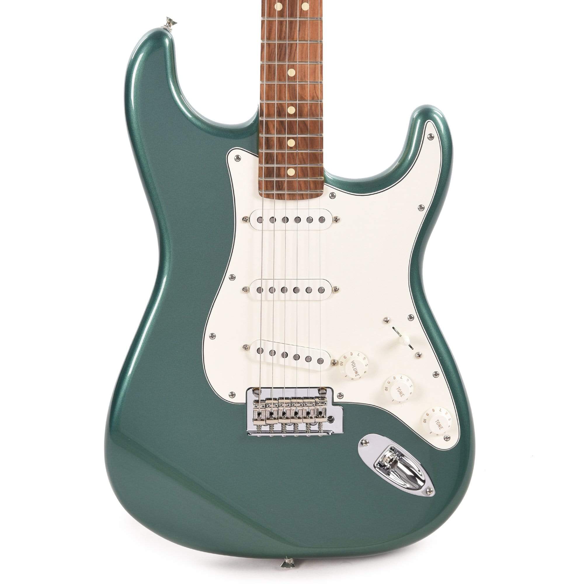 Fender Player Stratocaster Sherwood Green Metallic w/3-Ply Parchment Pickguard Electric Guitars / Solid Body