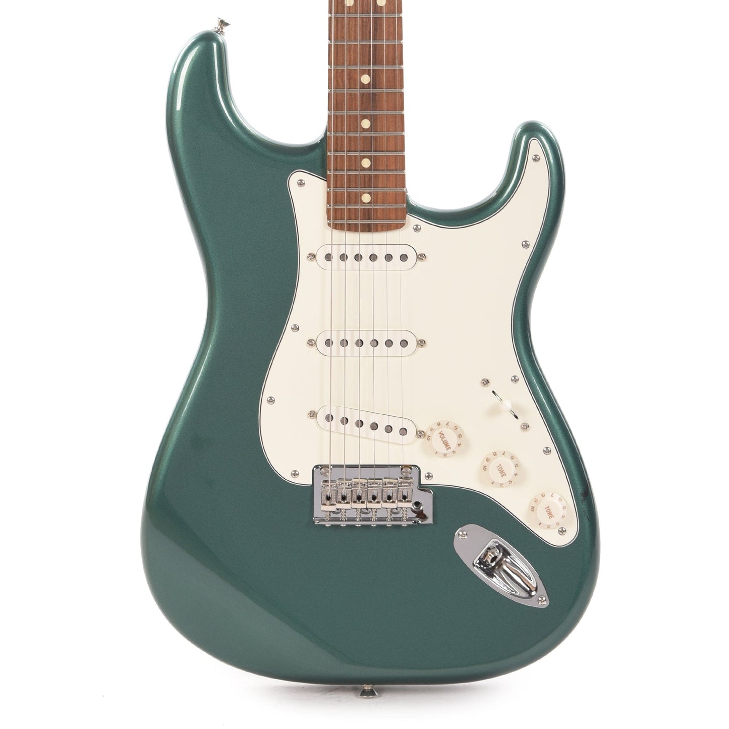 Fender Player Stratocaster Sherwood Green Metallic w/3-Ply Parchment Pickguard Electric Guitars / Solid Body